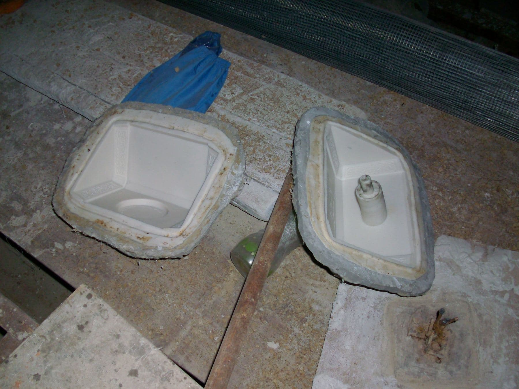 Clay Hammer Head and Handle 14