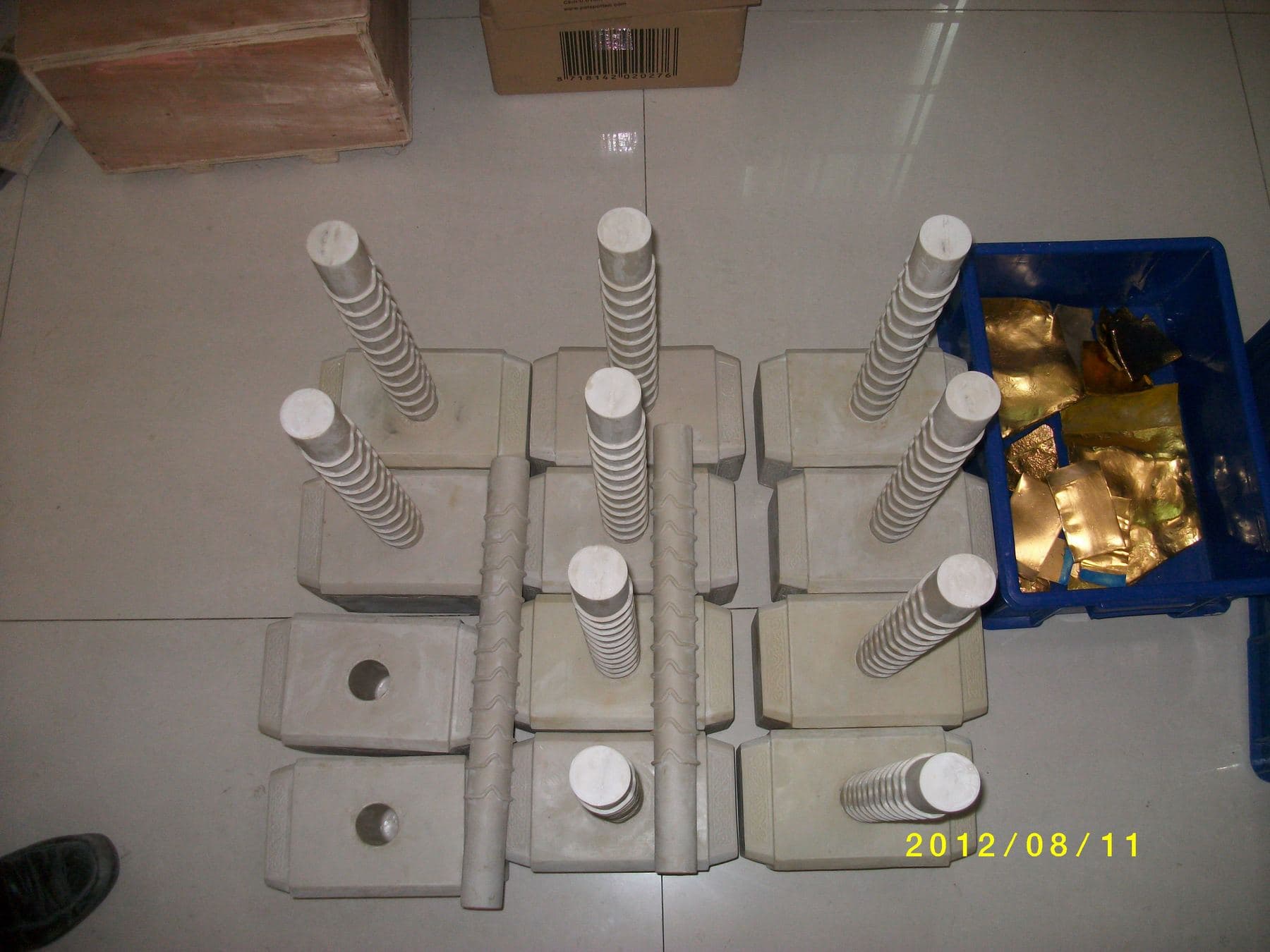 Clay Hammer Head and Handle 19