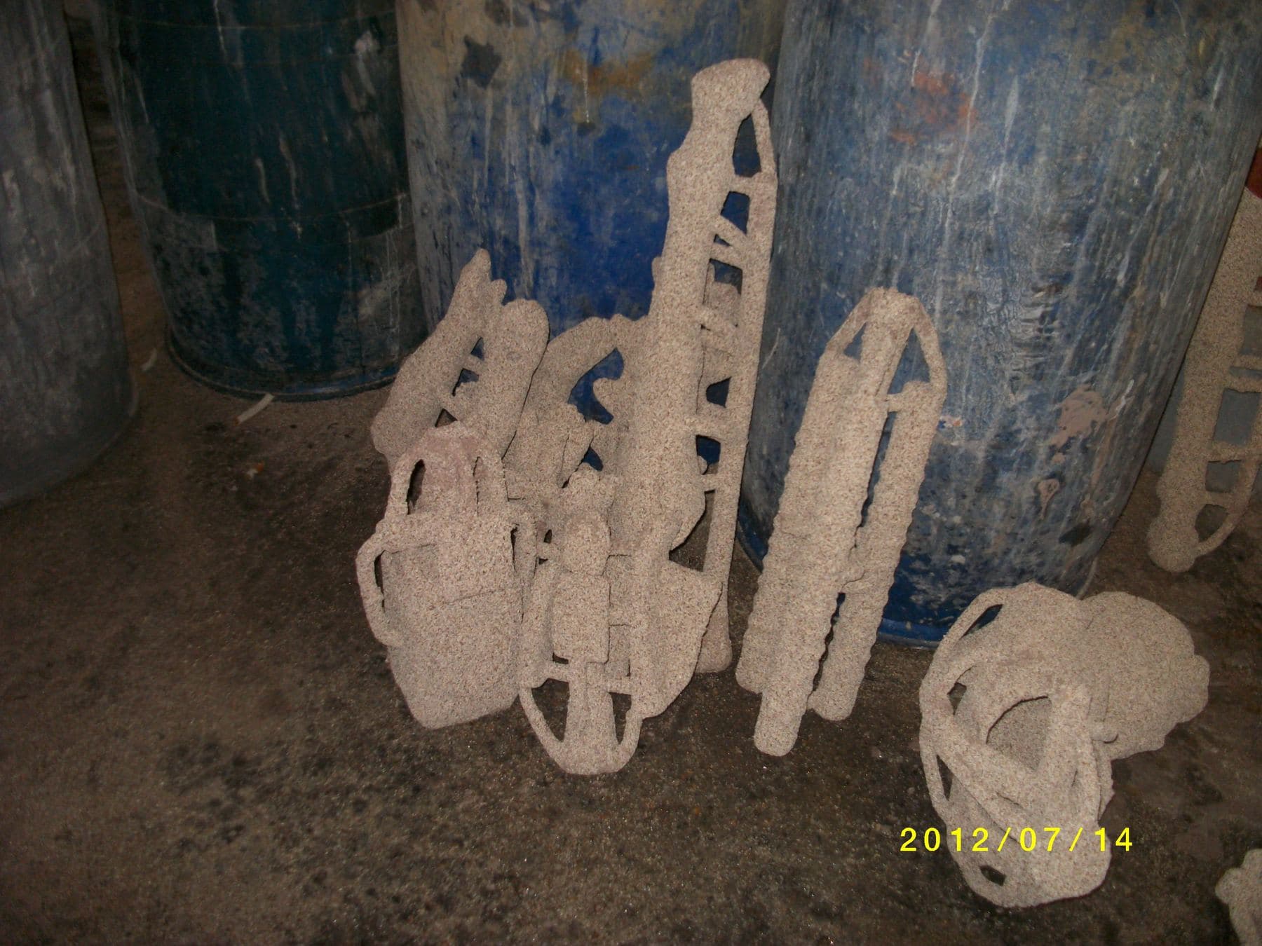 Clay Hammer Head and Handle 29