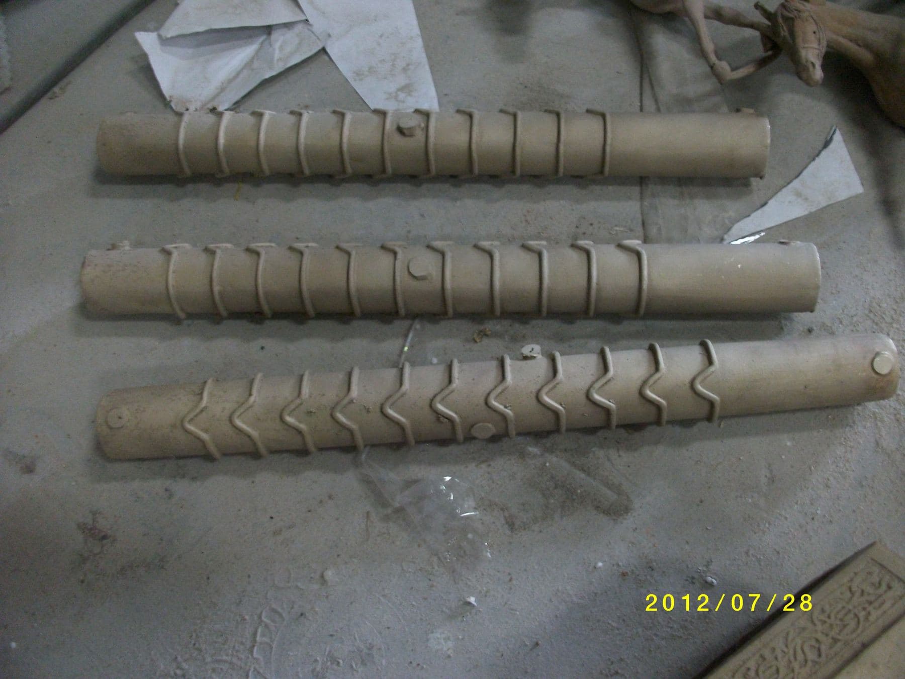 Clay Hammer Head and Handle 31