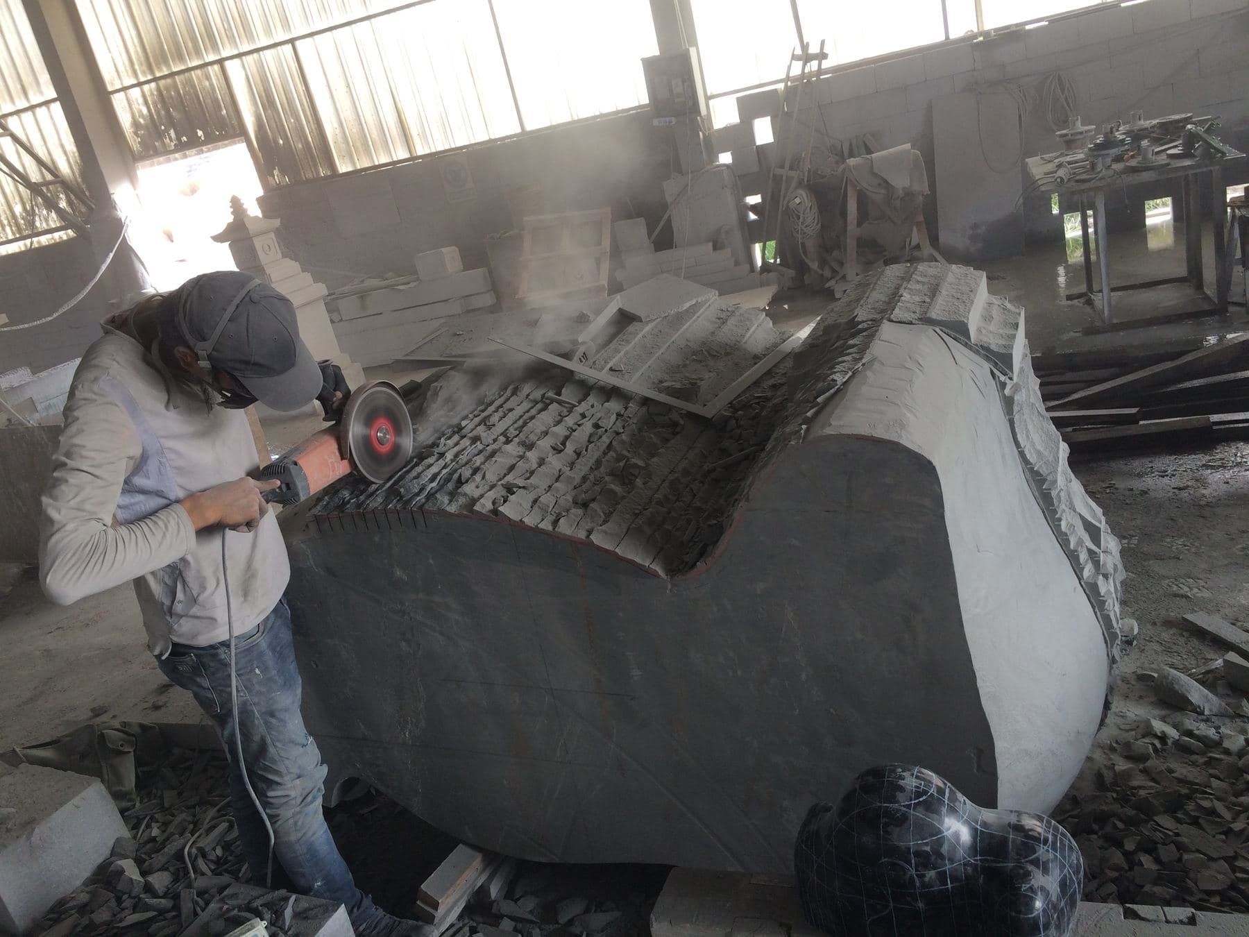 Siggi Black Stone Sculpture 8