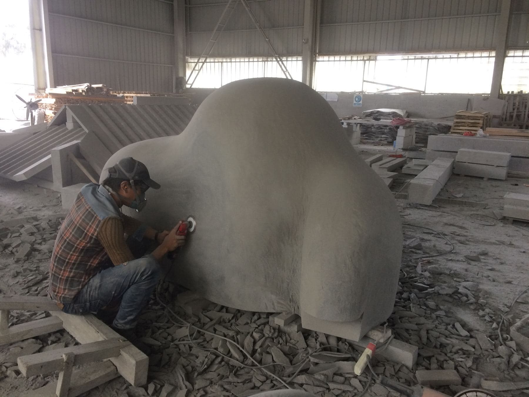Siggi Black Stone Sculpture 11