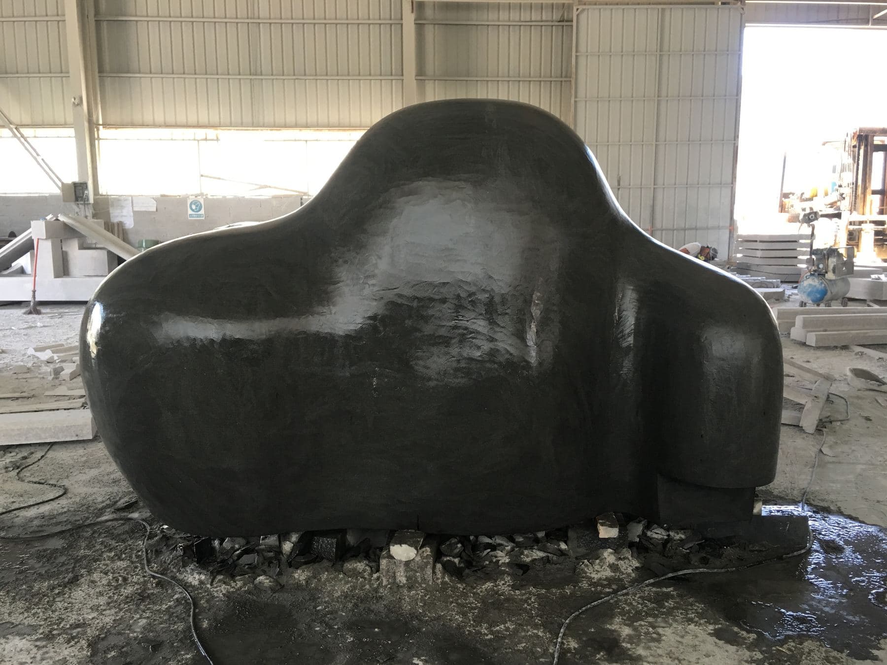 Siggi Black Stone Sculpture 12